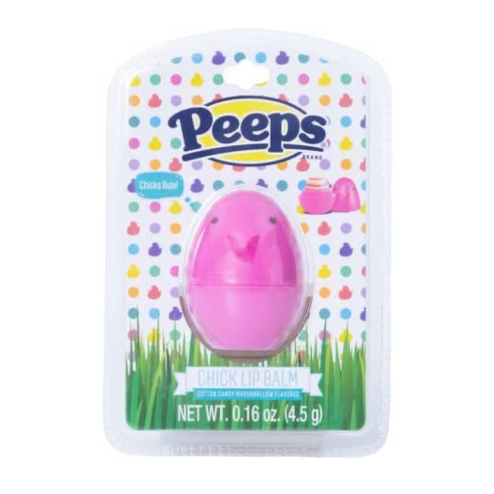 PEEPS CHICK LIP BALM- Cotton Candy Marshmallow Flavored - Chicks Rule!